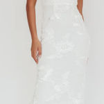 Selfie Leslie  White Floral Backless Dress Photo 0