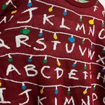 Netflix Stranger Things Light Up Christmas Lights Holiday Ugly A B Sweater  XXL Photo 1
