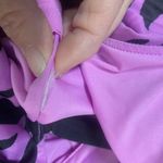 Women’s one piece swimsuit, purple‎ and black zebra stripe Size undefined Photo 5
