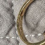 Vintage 18K HGE Gold Swirl Statement Ring | Modernist Abstract Design | Size 7 Photo 3