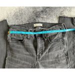 Madewell  9" High Rise Skinny Charcoal Wash Distressed Cut Off Jeans 28 | 6 Tall Photo 10