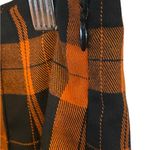 Bonnie COLLECTIF London Pumpkin Check plaid Cigarette Halloween Trousers pants Orange Size 2 Photo 5