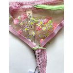 For Love & Lemons Victoria's Secret Lace Strawberry Garter Belt Pink Medium Photo 9