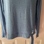 J.Crew J. By  Light Blue Long Sleeve Soft Sweater With Tie On Bottom- Size Small Photo 4