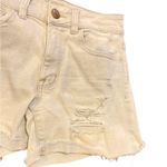 American Eagle A&E Light blue stretch high rise shorty shorts Photo 2