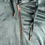 Magaschoni  Green Velour Hoodie Photo 3