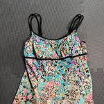 Longitude  Womens Swim Suit Dress Size 14 Floral One Piece‎ Slimming Powernet Photo 2