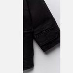 ZARA NWOT BLACK PUFFER QUILTED HOODED COAT JACKET 0518/249 Photo 7