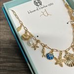 House of Harlow 1960 | Nautical Motif Necklace Gold Photo 2