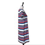 Tommy Hilfiger  Tee Shirt Dress Cotton Red White Pink Blue Stripes Size Large Photo 2