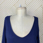 Lilly Pulitzer  Eliza 3/4 Sleeve T-Shirt‎ Dress in Navy Blue Size US Small Photo 3