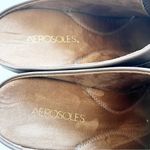 Aerosoles  Apple Sawce Taupe Leather Mules Women’s Size 9 Rivet Detail Fall Vibes Photo 6