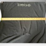 Bebe Black Illusion Rhinestone Logo Glittery Bodycon Dress XL | NWT Photo 9