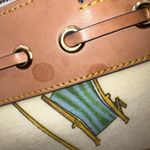 Dooney & Bourke  Miami Beach Leather Coated Canvas Rainbow Zip Shoulder Bag Purse Photo 4