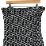 Urban Outfitters Strapless Tube Dress Womens XL Black White Knit Indie Sleaze Photo 3