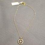 Ted Baker 💕 LONDON💕 Circle Crystal Necklace ~ Gold with Swarovski Crystals NWT Photo 7