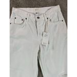 Rails NWT ‎ Atwater Blanche Distressed White Slouchy Straight Leg Jeans School 25 Photo 11