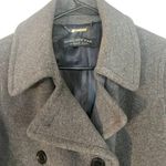 Marc New York Andrew Marc Gray Virgin Wool Blend Pea Coat Women Sz 10 Photo 7
