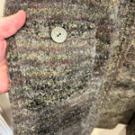 prAna  Women Sweater Cardigan Maxi Long Duster Grays Purples Oversized size Small Photo 7