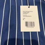 Generation Love NWT DALLAS CHAIN TANK Oxford White Blue Pinstripes Stripe M Photo 3
