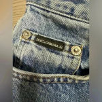 Dolce & Gabbana DOLCE & GABBANA J&ANS Women’s Vintage Ittierre Straight Denim Jeans Size 26 40 Photo 5
