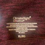 Cuddl Duds  Leggings XL Burgundy Maroon Climate Right Photo 1