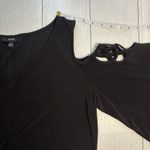 MSK Black Cold Shoulder Cocktail Dress Size Large Photo 8