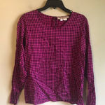 Perry Ellis Perry Portfolio size 4 silk long sleeved top Photo 0