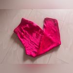 ZARA Pink Magenta Elastic Waist Satin Split Hem Trousers Pants XXL hot pink Photo 4