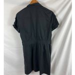 Kenneth Cole  Button Up shirt dress short sleeve black size 6 Photo 2