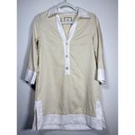 Tuckernuck Champagne Linen Collier Dress Quiet Luxury Classic Old Money Size XXS Photo 3