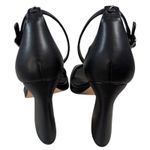 Circus by Sam Edelman Circus Sam Edelman Black Faux Leather Platform Ankle Strap Heels Womens Size 9.5 Photo 1