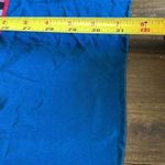 Franco Ferrari Grid Plaid Window Pane Scarf Silk Vintage Turquoise Blue Square Photo 8