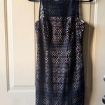 Shoshanna  Black Lace Pencil Skirt Photo 4