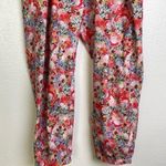 Lululemon Rollin With My Omies Jogger Pants Womens Size 8 Floral Flowabunga Run Red Photo 3