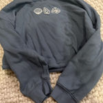 Wild Fable  Blue Cropped Sweatshirt Photo 0