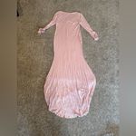 Pinkblush NWT  Pink Long Sleeve Photoshoot Maternity Gown/Dress | Size: Large Photo 3