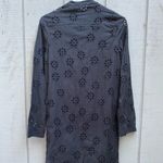 Patrick Robinson‎ Eyelet Tunic Dress Coverup Black Photo 4