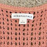 Aeropostale Aéropostale Peach Crochet Tank Boho Chic Coastal Granddaughter Festival Resort L Photo 3