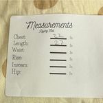 ZARA Button Up Shirt Textured Polka Dot Collared Long Sleeve Small Ivory Beige Photo 7