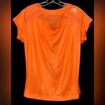 Adidas Climacool Adizero Draped Mesh Neckline Formotion Top, Neon Orange, XL Photo 1