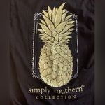 Simply Southern 🔵 SALE 3/$25  BLACK GOLD PINEAPPLE GRAPHIC LONG SLEEVE TEE SHIRT Photo 2