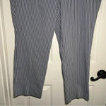 Liz Claiborne April Ankle Dress Pants Size 18 Stretch Blue White Stripes NEW Photo 3