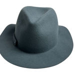 Anthropologie  Women's Blue Wool Fedora Hat One Size Travel Friendly Photo 0