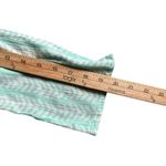 J.Crew Crinkle Tunic Top Size XS Green White V Neck BOHO Coastal Beach Photo 6