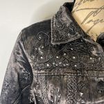 Vintage Flashback embellished jacket with embroidery beading crochet sheen M Black Size M Photo 1