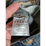 Sézane SEZANE Dark Wash High Waisted Slim Tapered Jean Raw Hem Button Fly Women's 29 Photo 5