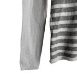 Armani Collezioni  Cashmere Gray Striped Long Sleeve Surplice V-Neck Sweater Sz 4 Photo 3