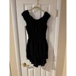 Princess Polly  Black Fit Flare Romper Dress Coquette Cap Sleeve Milkmaid Size 8 Photo 1