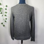 Loft Purple Jewel Embellished Grey Relaxed Sweatshirt Photo 6